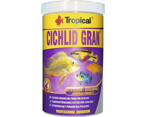 Nourriture granulée Tropical Cichlid Gran 1 l