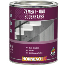 Peinture pour ciment et sol Hornbach 750 millilitres, haute résistance à l'abrasion, résistant aux pas, diluable à l'eau, intérieur et extérieur.