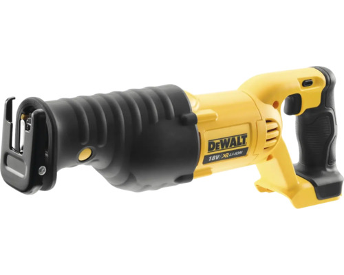 Scie sabre sans fil DeWalt 18 Volt XR Li-Ion, jaune et noir.