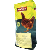 MR. CORN Legemehl für Hühner, 25 Kilogramm Sack mit Abbildung einer Henne, Hergestellt in Deutschland, ohne Gentechnik.