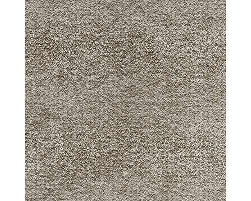 Moquette beige à poils courts avec une texture structurée.