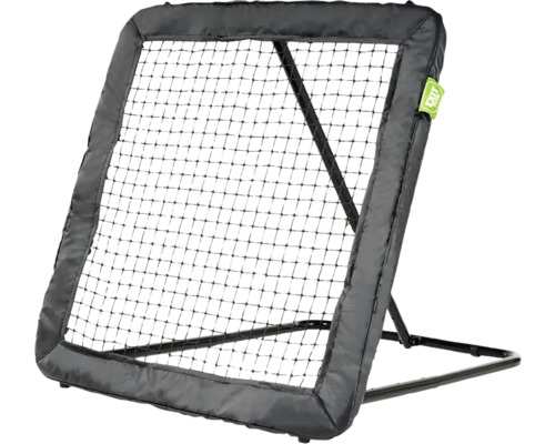 EXIT Toys Kickback Rebounder mit schwarzem Rahmen und Netz für Balltraining.