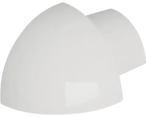 Coude en plastique blanc pour systèmes de tuyauterie