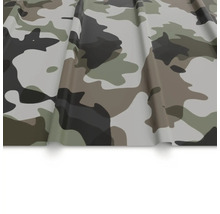 Tôle trapézoïdale avec motif camouflage pour toit et mur.