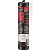 Mastic de fixation Pattex Ni Clou Ni Vis Objets Lourds, cartouche de 440 grammes avec canule.