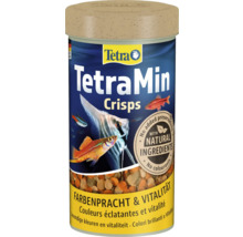 Tetra TetraMin Crisps nourriture pour poissons d'ornement en boîte pour des couleurs éclatantes et de la vitalité.