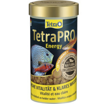 Nourriture pour poissons tropicaux TetraPRO Energy en multi-crisps. Vitalité et eau claire. Ingrédients naturels et prébiotiques.