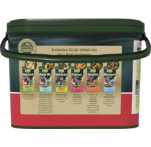 Assortiment de nourriture pour poissons de bassin Tetra Pond en seau avec Pond Sticks, Multi Mix, Pond Flakes, Colour Sticks, Goldfish Mix et Wheatgerm Sticks. Avec ingrédients naturels.