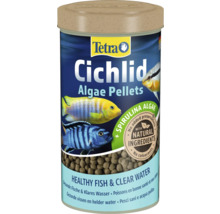 Tetra Cichlid Algae Pellets, Fischfutter für Cichliden mit Spirulina-Algen und natürlichen Inhaltsstoffen in einer Dose.