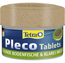 Tetra Pleco Tablets, Fischfutter für Bodenfische, mit Spirulina-Algen für gesunde Fische und klares Wasser. Hergestellt in Deutschland. Tetra Logo.