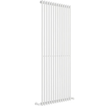 Radiateur tubulaire vertical doté de profilés ronds étroits pour une installation murale.