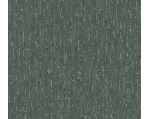 Papier peint intissé avec surface structurée et motif vertical aspect écorce