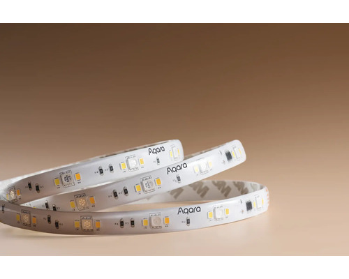Aqara LED-Streifen mit sichtbaren Leuchtdioden und elektronischen Komponenten.