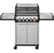 Enders Gasgrill Monroe Pro mit Sichtfenster, Thermometer, Seitenablagen und Unterschrank aus Edelstahl