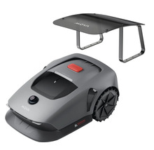 Robot tondeuse Mova avec station de charge et abri assortis pour l entretien de la pelouse