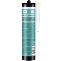 Mastic Sista R430 pour fissures de façades en cartouche de 300 millilitres pour le colmatage de fissures d'enduit.