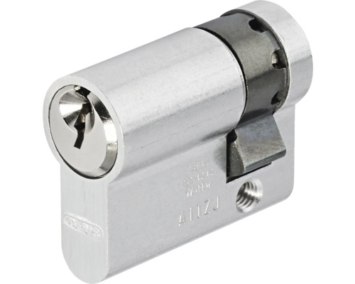 Demi-cylindre ABUS en métal pour portes.