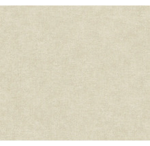 Papier peint intissé avec une structure horizontale fine et un aspect lin.