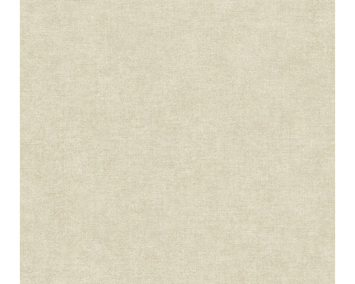 Papier peint intissé avec une structure horizontale fine et un aspect lin.