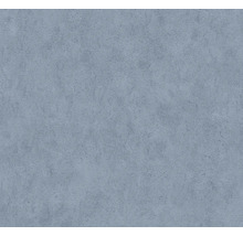 Papier peint intissé avec structure de crépi fin en bleu.