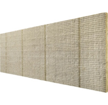 Dämmplatte aus Steinwolle mit einer strukturierten Oberfläche für die Wärmedämmung.