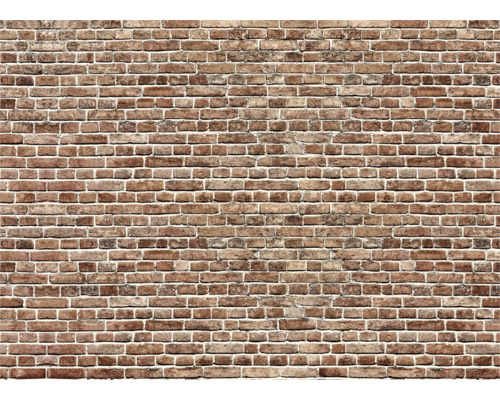 Papier peint aspect briques de style rustique pour la décoration murale intérieure.