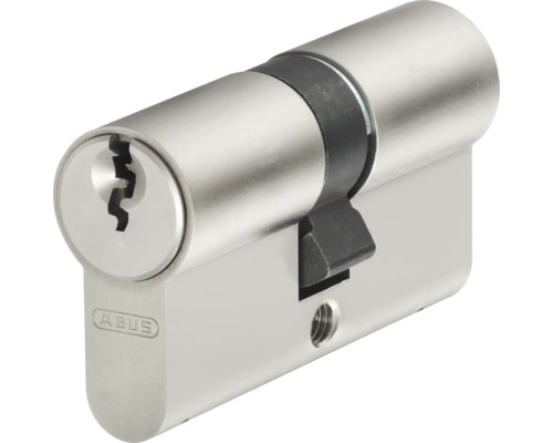 Cylindre double de porte ABUS en métal.