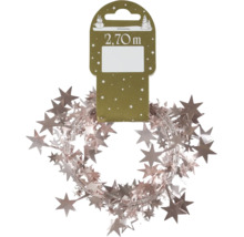 Guirlande d'étoiles, longueur 2,70 mètres, décoration de Noël.
