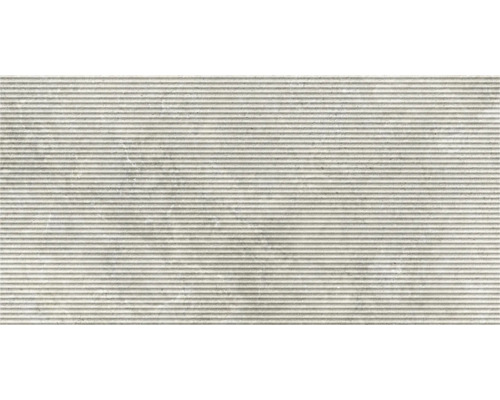 Carreau de mur aspect pierre avec structure rainurée horizontale.