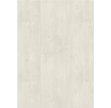 Laminat oder Vinylboden an hellen Holzoptik mat feiner Maserung an Äst.