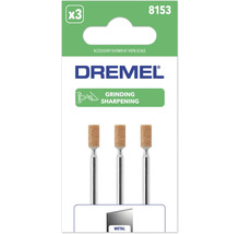 Pointes de meulage Dremel 8153 pour métal, trois pièces pour meuler et affûter, Dremel Logo