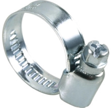 Collier de serrage en métal avec entraînement à vis sans fin pour la fixation sûre de tuyaux.