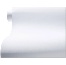 Papier peint intissé blanc ou voile de rénovation lisse sur un rouleau.