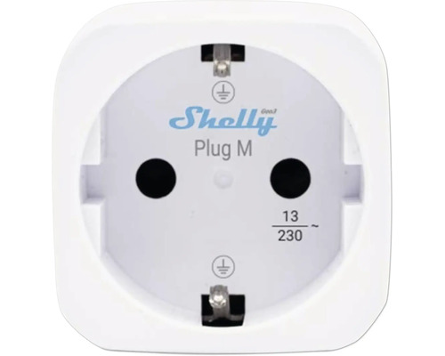 Prise connectée Shelly Plug M pour systèmes Smart Home