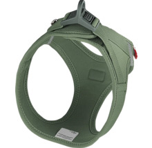 Harnais pour chien Curli en Air-Mesh avec fermeture à clip, vert.