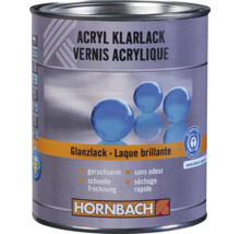 Vernis acrylique Hornbach brillant, à faible odeur, séchage rapide, convient aux jouets pour enfants et certifié Ange Bleu.