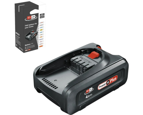Batterie lithium-ion Bosch 18 Volts 4,0 Ampères-heures Power Plus avec emballage.