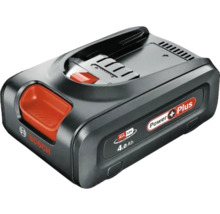 Batterie Bosch Power Plus 18 volts avec une capacité de 4,0 ampères-heures pour les appareils de la Power For All Alliance.