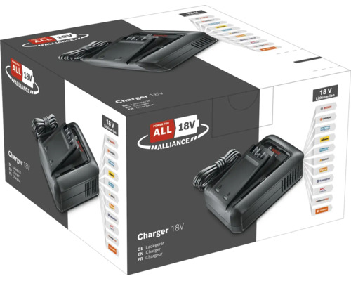Chargeur 18 Volt Bosch Power For All Alliance dans son emballage