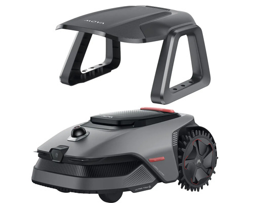 Mova Mähroboter mat Garage an LiDAR-Navigatioun fir präzis Rasenfleeg.