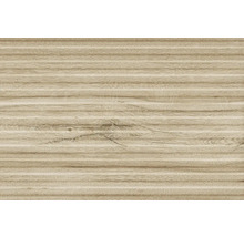 Surface à l'aspect bois avec grain horizontal et nœuds visibles.