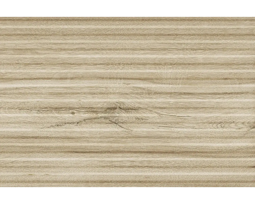Surface à l'aspect bois avec grain horizontal et nœuds visibles.