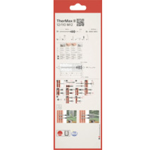 Informations sur le fischer TherMax II 12/110 M12 avec données techniques, étapes de montage en onze illustrations et exemples d'utilisation.