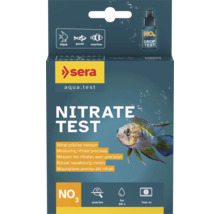 Sera Logo. Sera Nitrat-Test für Süßwasser, Teiche und Meerwasser, für circa 60 Messungen.