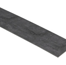 Panneau de sol gris foncé avec aspect pierre et surface structurée.