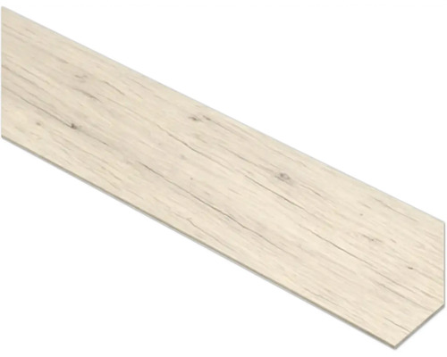 Laminatdiele mit heller Holzmaserung für Bodenbeläge.