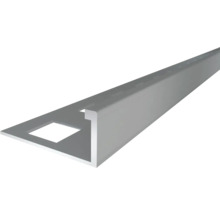 Profilé pour carrelage en forme de L en aluminium pour une finition nette des bords.