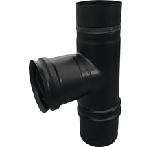 Raccord en té pour cheminée en acier