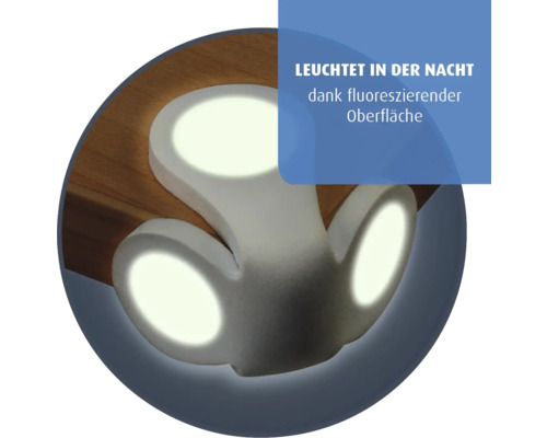 Fluoreszierender Eckenschutz für Möbel aus Kunststoff, leuchtet in der Dunkelheit.
