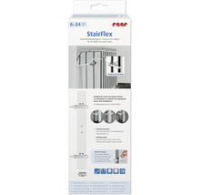Kit de fixation pour rampe reer StairFlex pour barrières de sécurité, permettant un montage facile sur les rampes d'escalier.